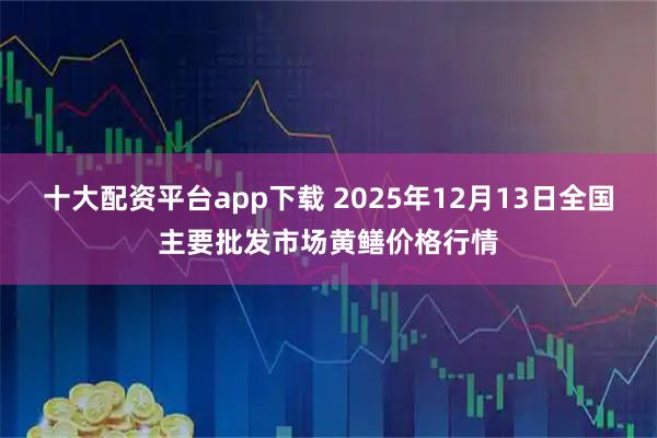 十大配资平台app下载 2025年12月13日全国主要批发市场黄鳝价格行情
